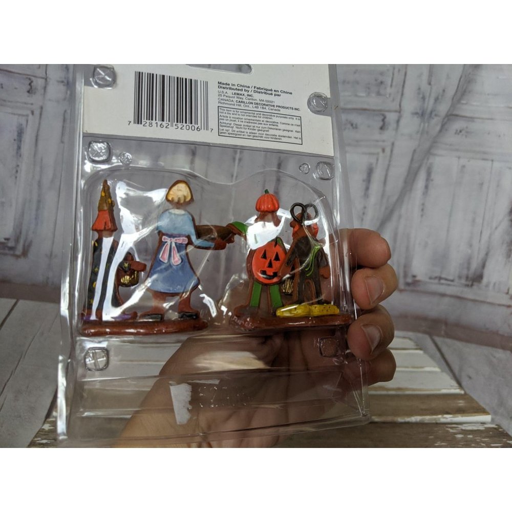 Lemax 2005 Sugar N Spice TRICK OR TREAT Set of 2 H - Picture 4 of 6